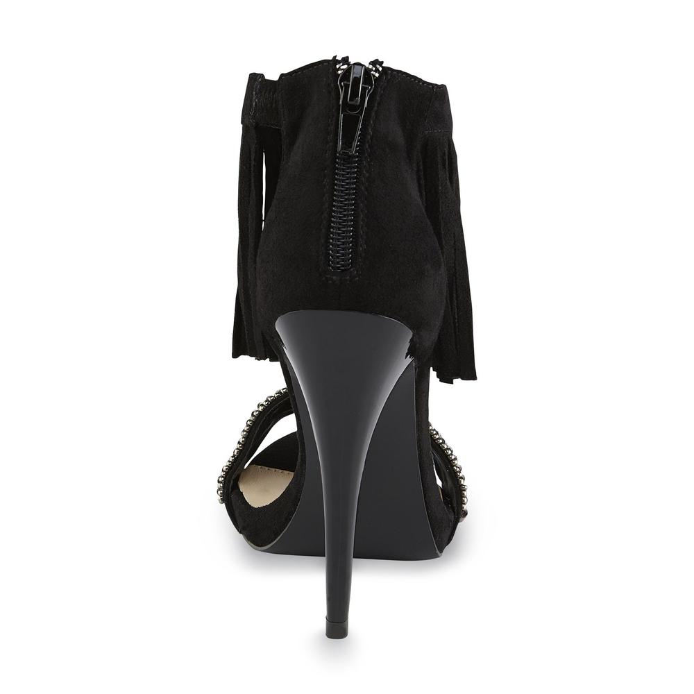 Qupid Women's Greyson Stiletto Dress Shoe - Black