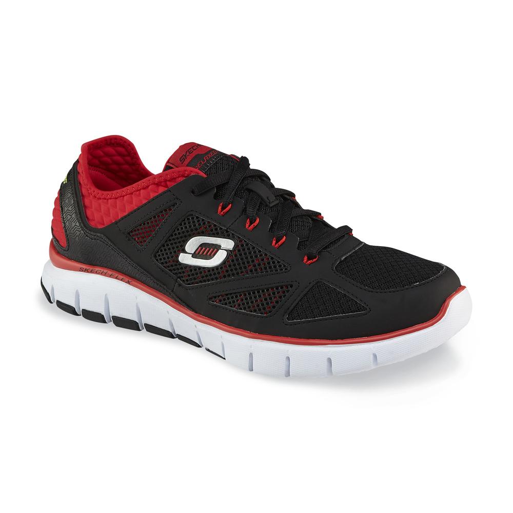 Skechers Men's Life Force Black/Red Athletic Shoe