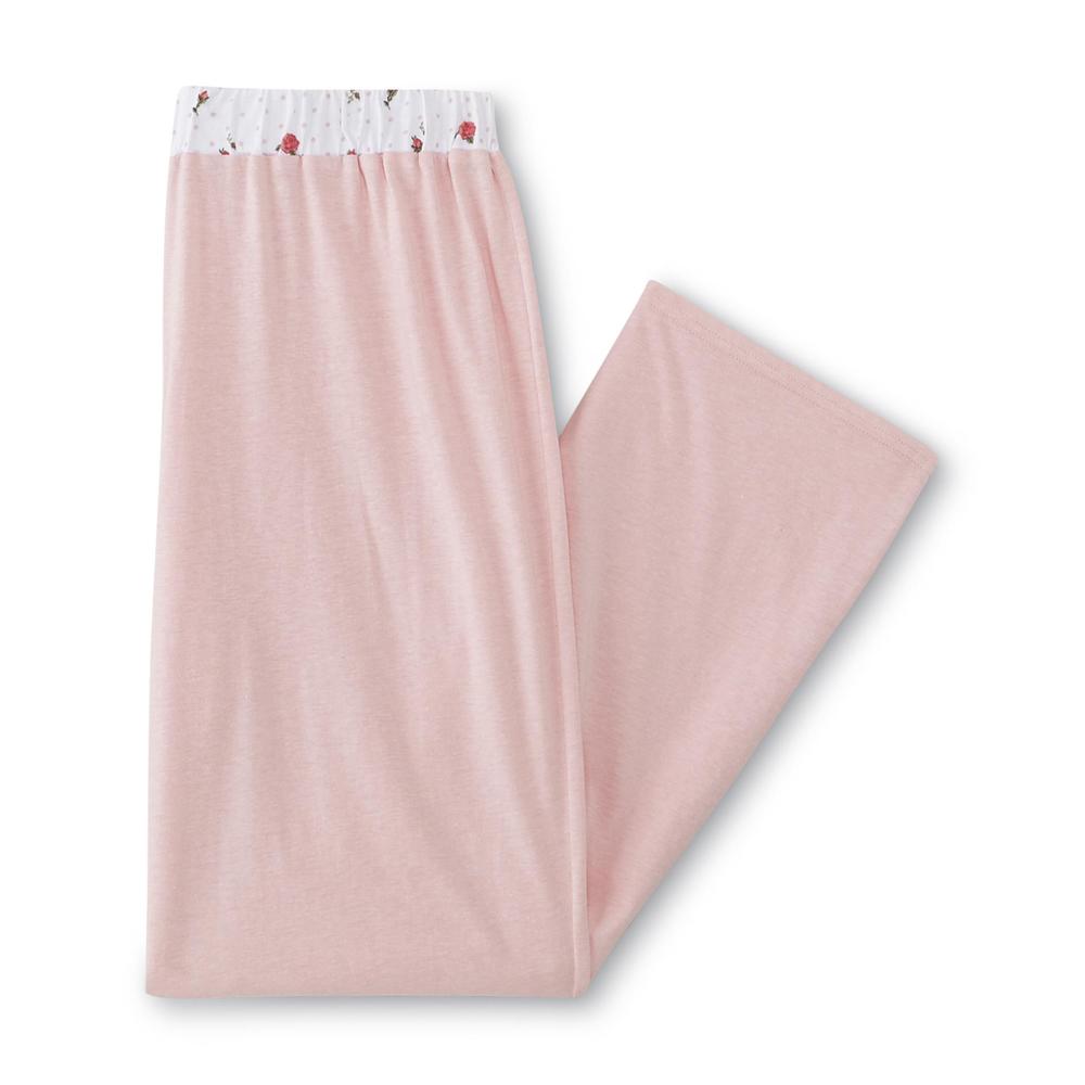 Pink K Women's Plus Pajama Top & Pants - Dot & Rose