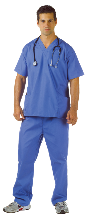 Men&#8217;s Blue Scrubs Costume