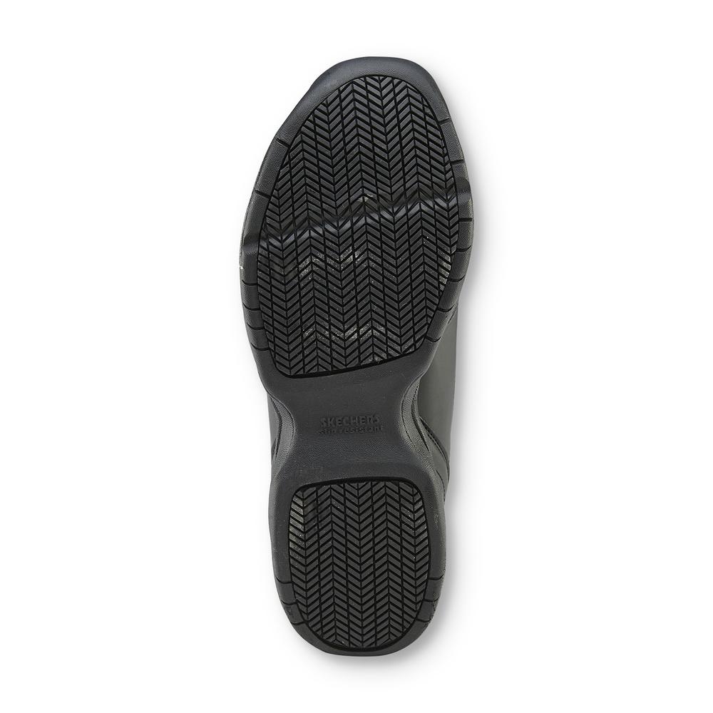 Skechers Work Men's Work Relaxed Fit: Felton Altair Slip Resistant Work Shoe 77032 Wide Width Available - Black