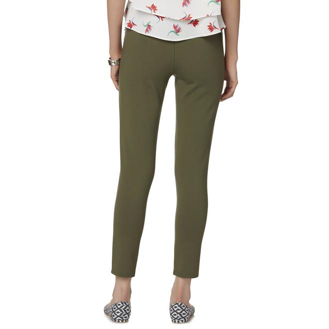 Simply Styled Women's Zipper Ponte Pants