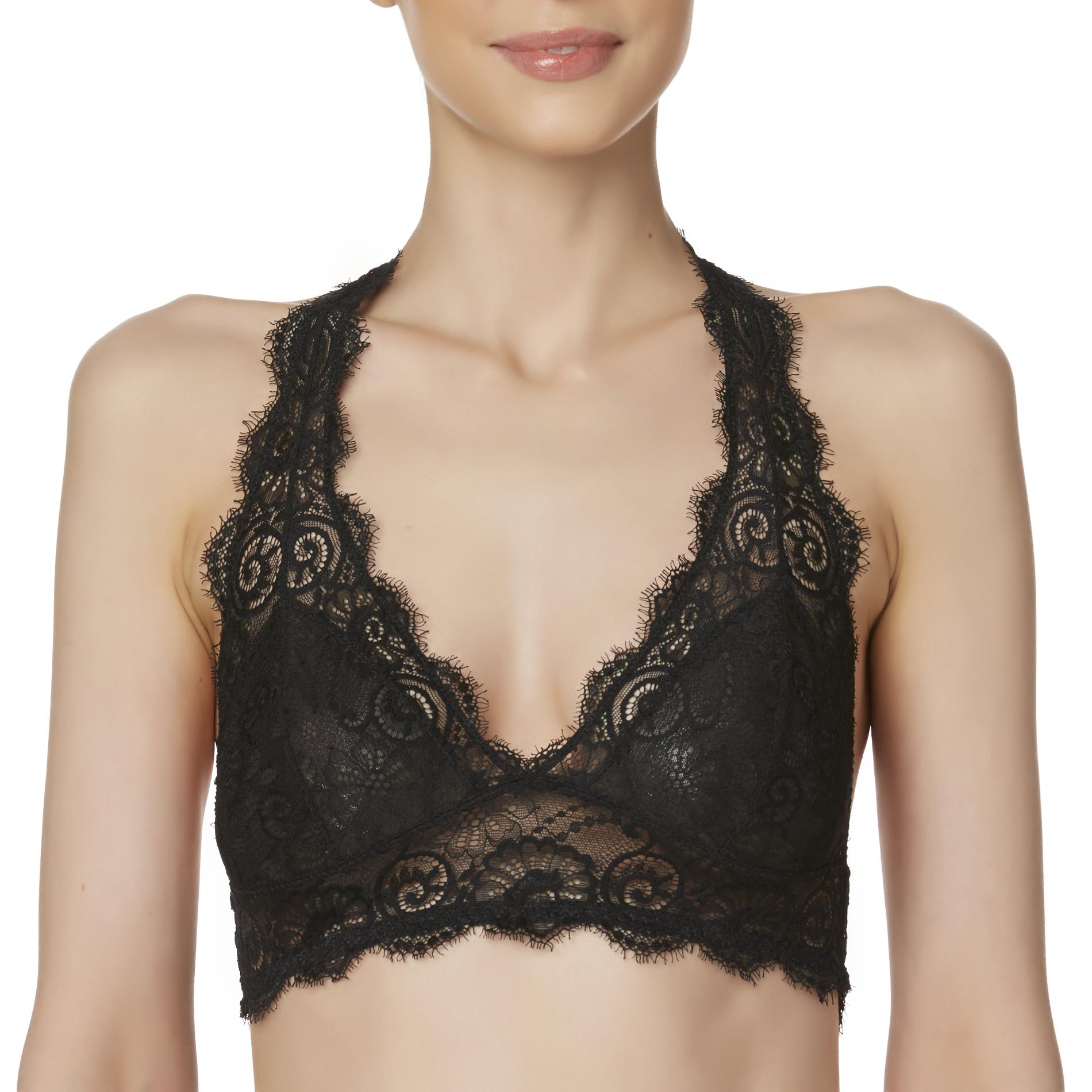 Women's Halter Bralette, Size: Small, Dusty Pink Women's Halter Bralette, Size: Small, Dusty Pink