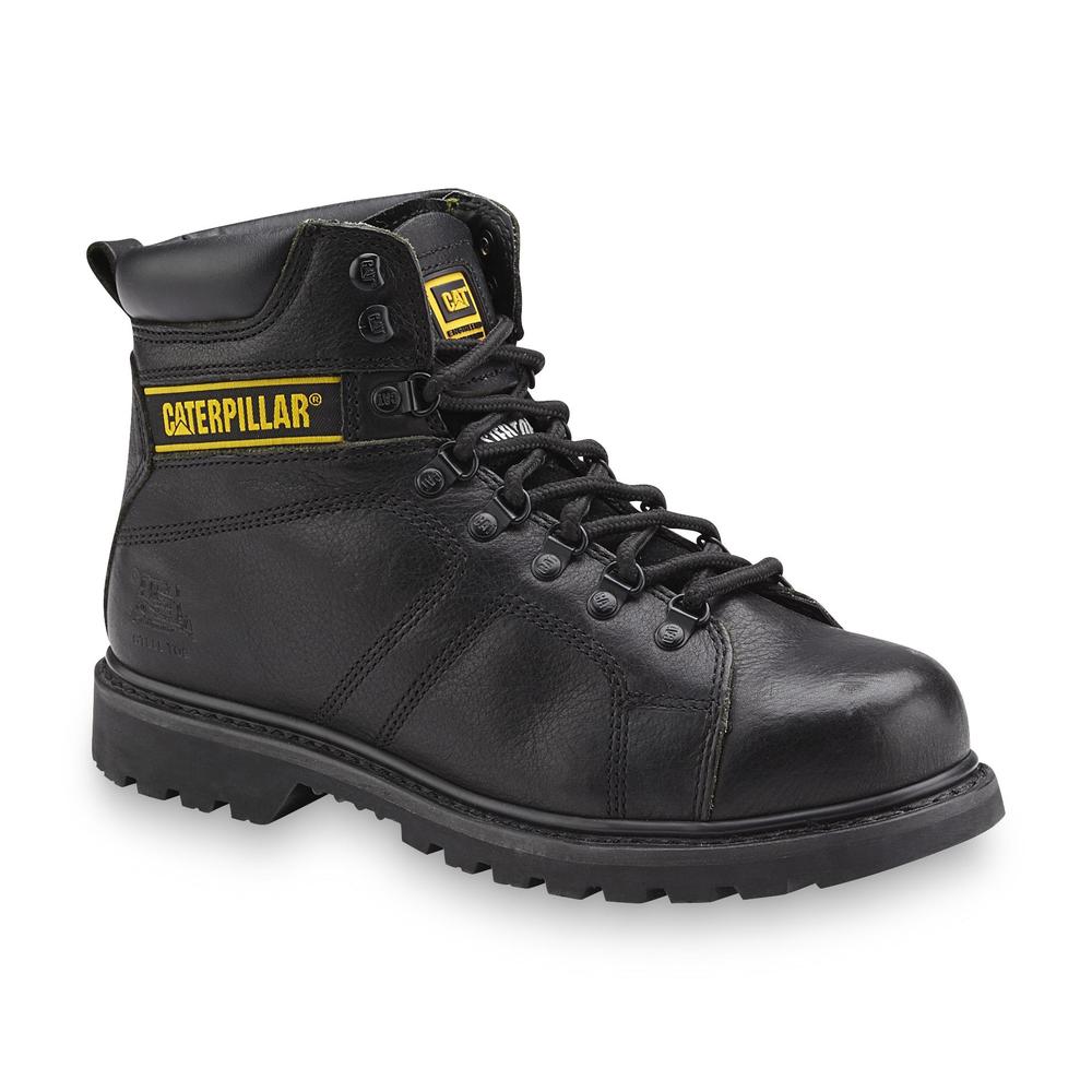 Cat Footwear Men's Silverton 6" Steel Toe Work Boot P89699 Wide Width Available - Black