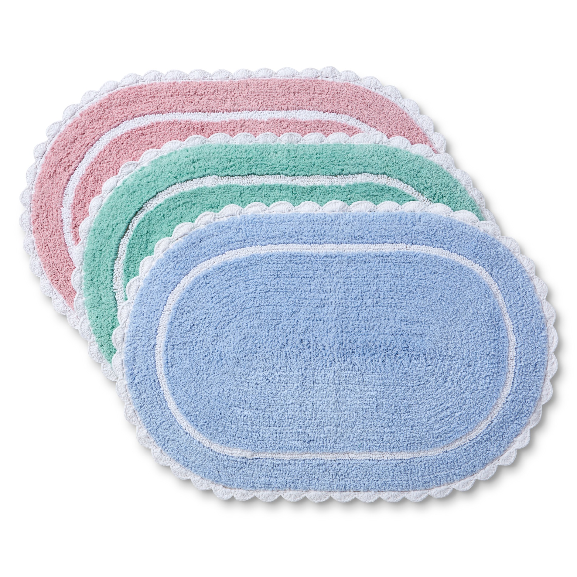 Colormate Vintage Lace Cotton Bath Rug Collection Shop Your Way