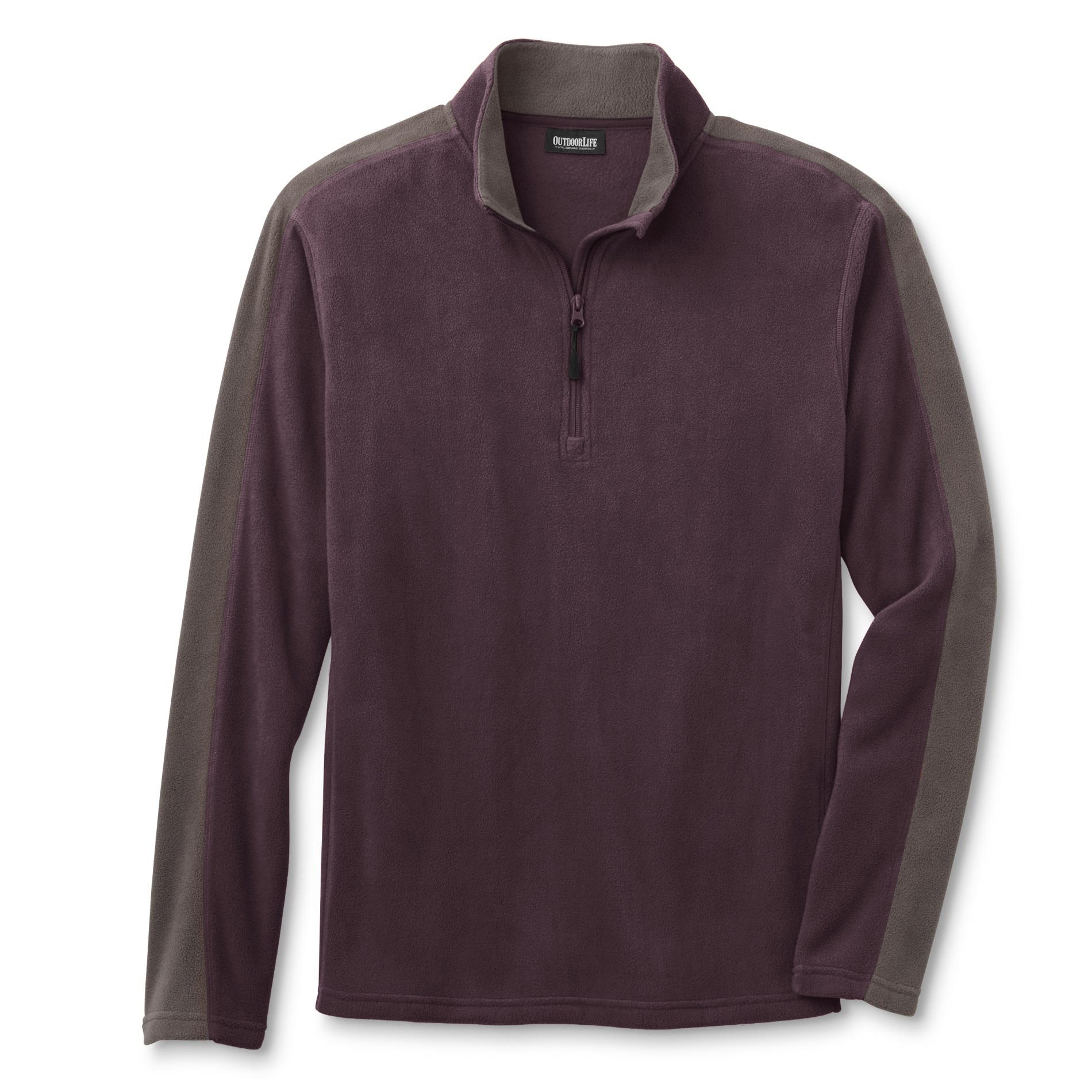 Download Outdoor Life Men's Quarter-Zip Sweatshirt - Colorblock ...