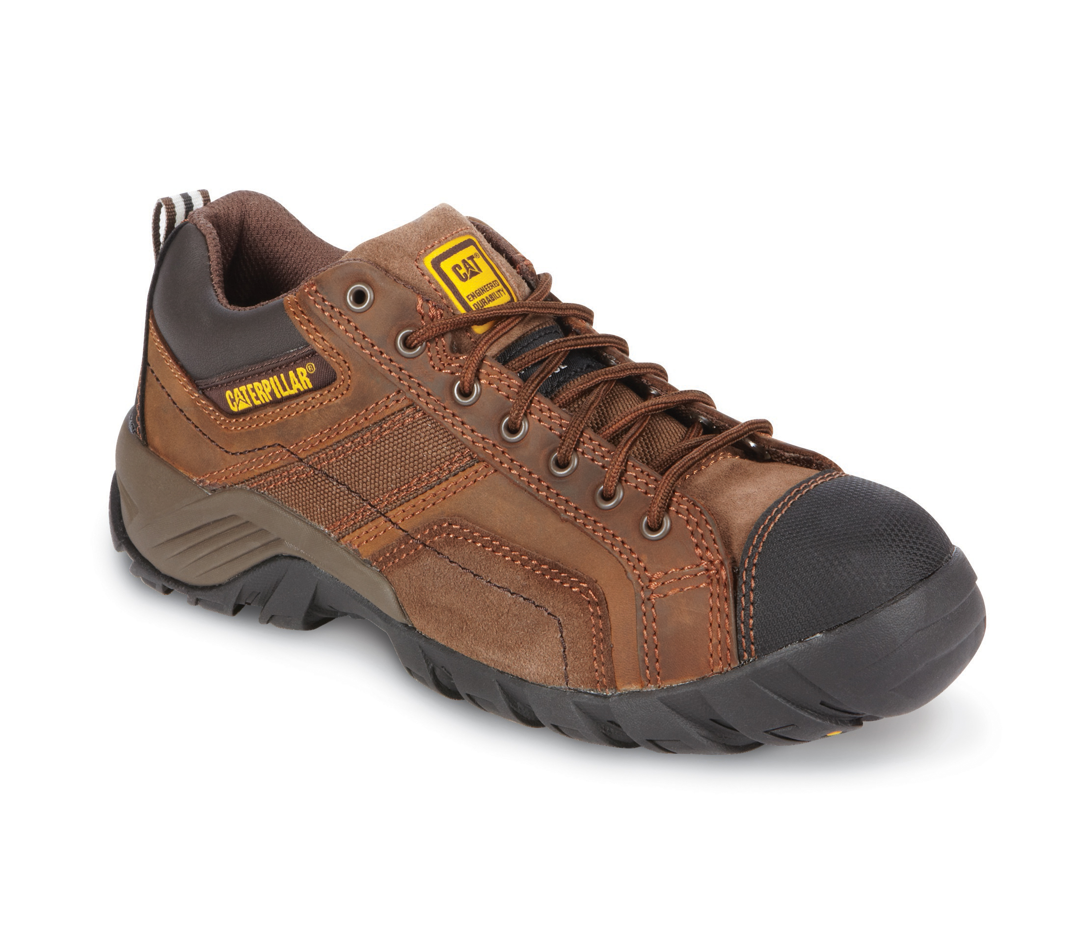 Cat Footwear Men's Argon Composite Toe EH Work Oxford P89957- Brown
