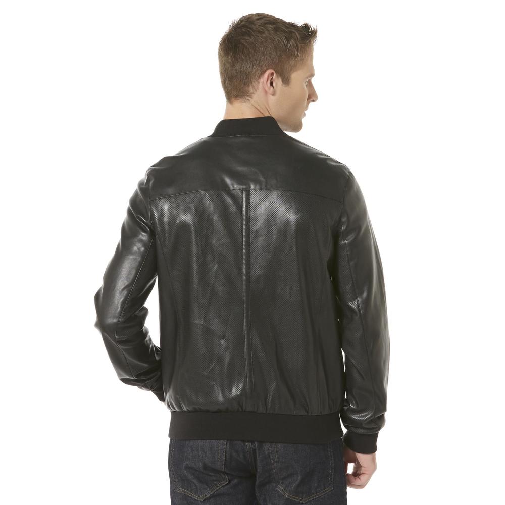 Structure Men's Perforated Bomber Jacket