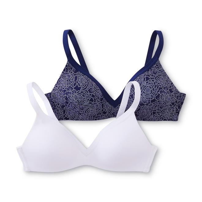 Warners Women's 2Pack Invisible Bliss WireFree TShirt Bra 4011