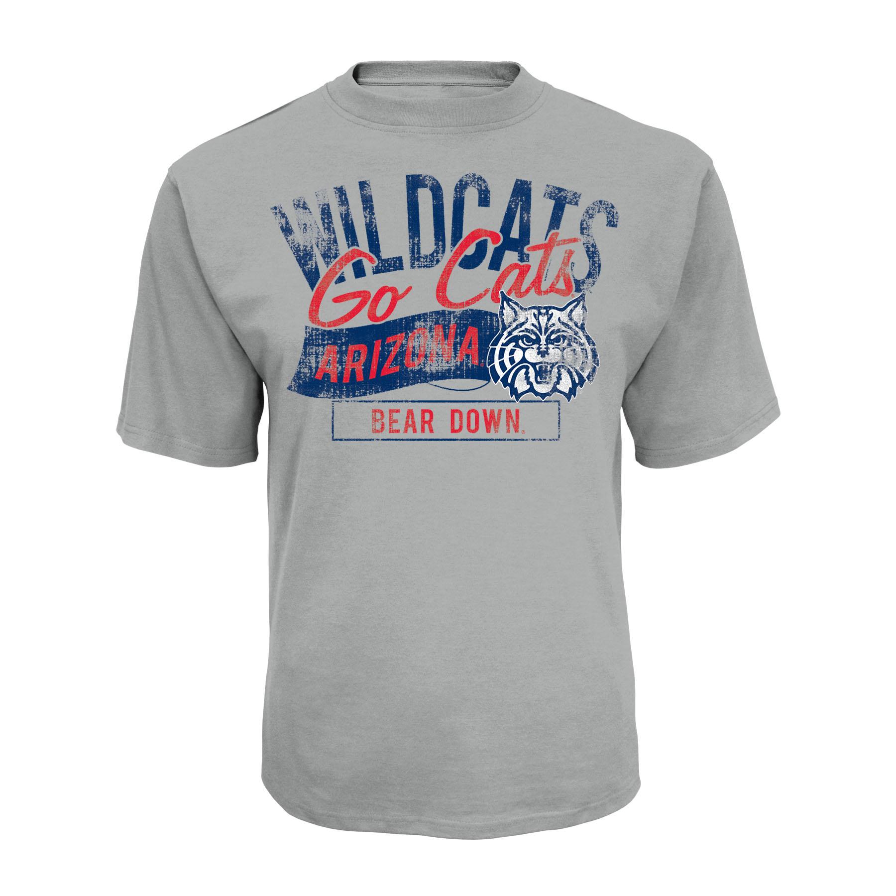 NCAA Men's Distressed Graphic T-Shirt - Arizona Wildcats
