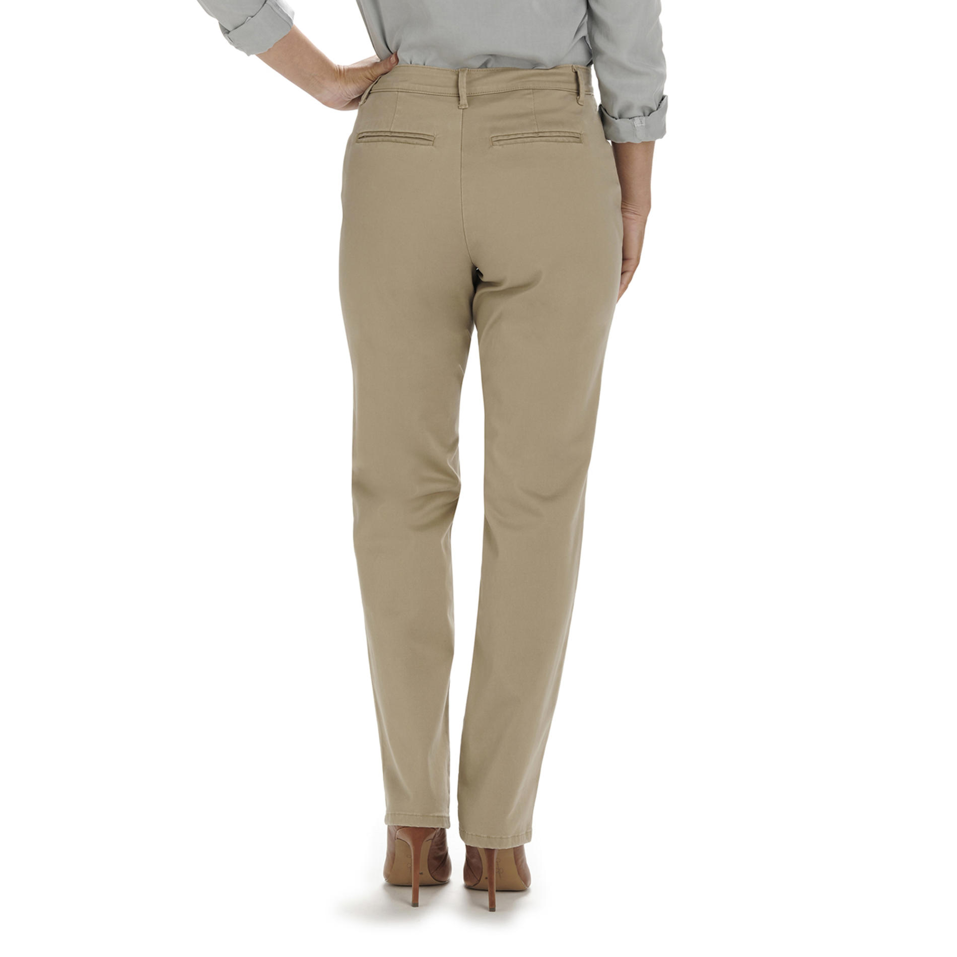 women's lee comfort fit twill pants