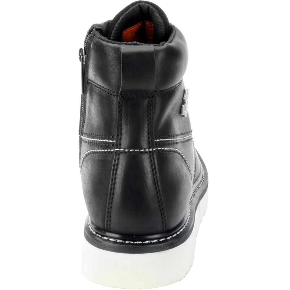 Harley-Davidson Men's Beau 6" Soft Toe Leather Boot 93135 - Black