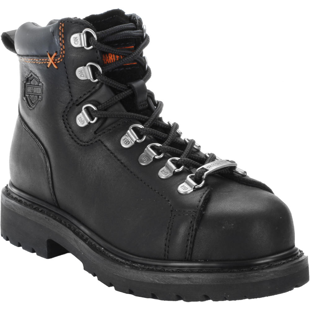 Harley-Davidson Women's 83668 Gabby Steel Toe Leather Work Boot - Black