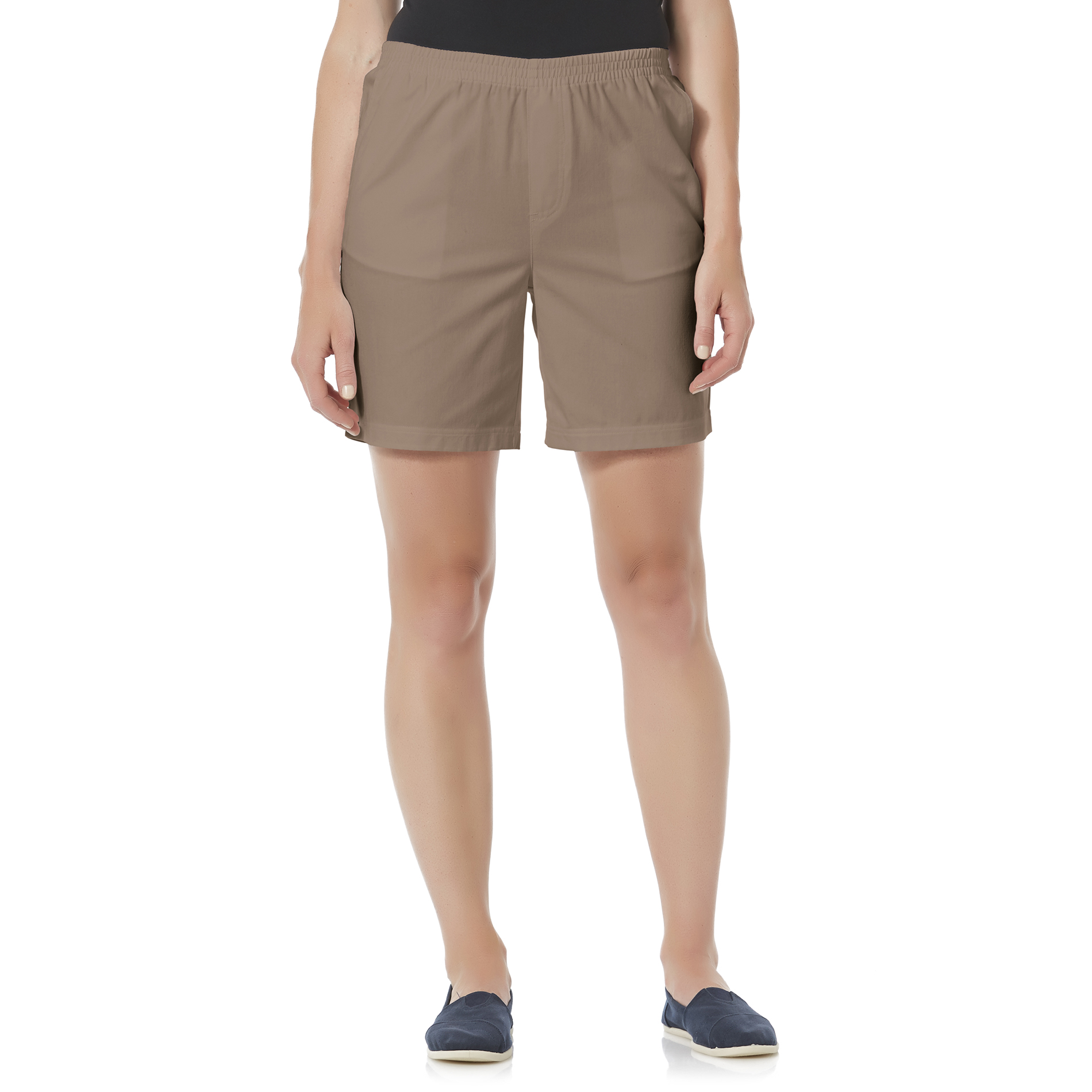 Basic editions women's drawstring shorts clearance