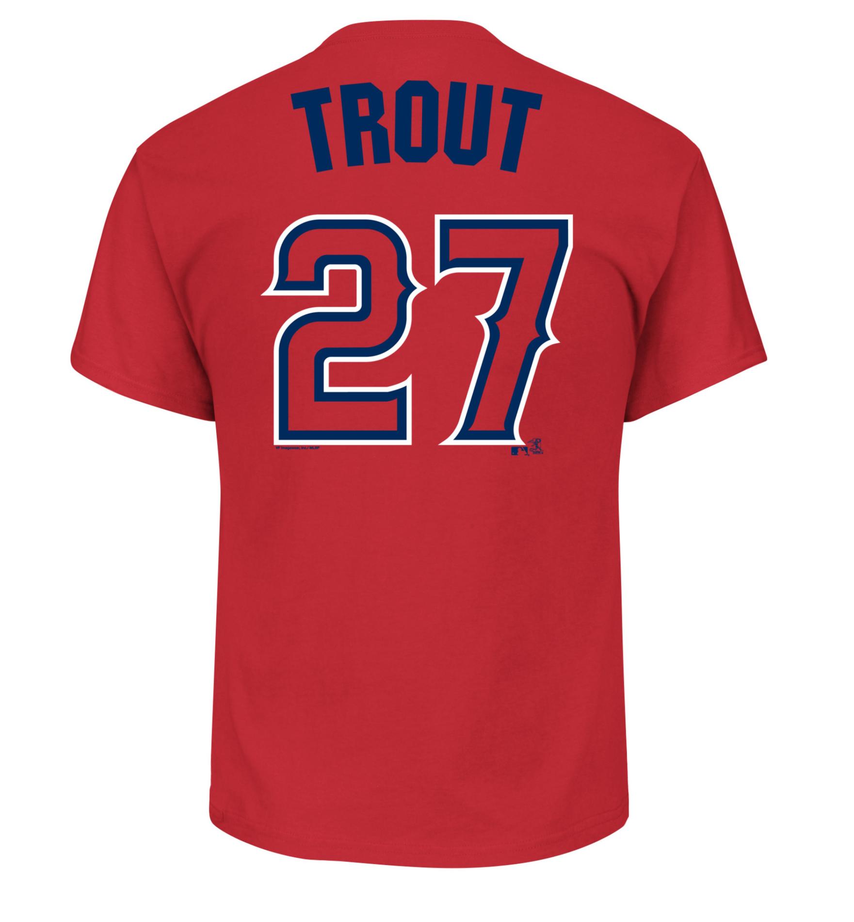 mike trout t shirt jersey