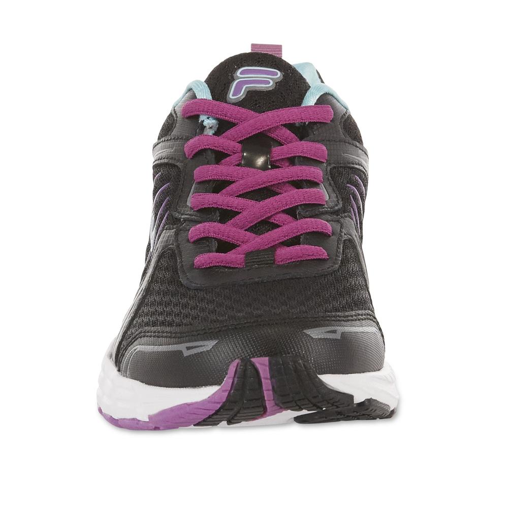 Fila Women Memory Deltaspeed 2 Black/Blue/Purple Athletic Shoe