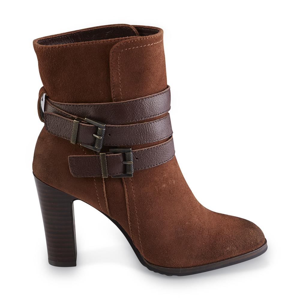 Women's Kalli Leather Ankle Boot - Brown