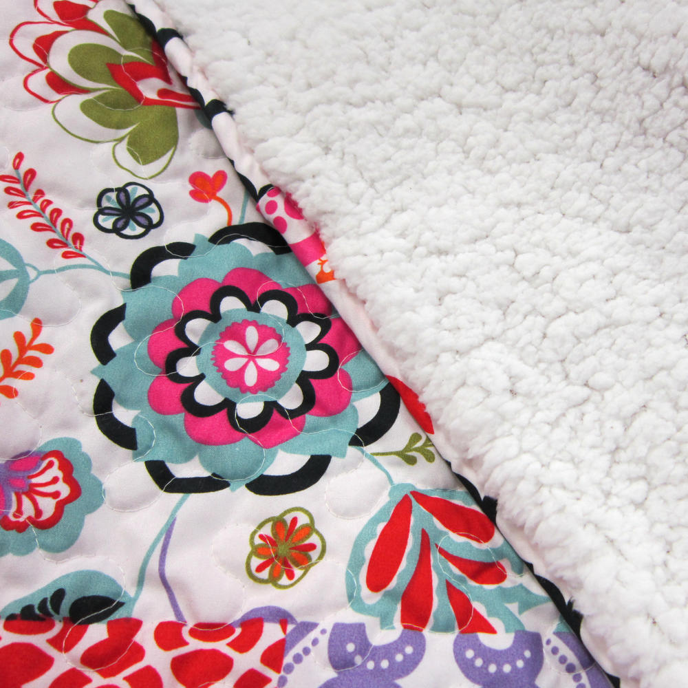 Lush Decor 3 Piece Quilt/ Sleeping Bag Set Sherpa Twin