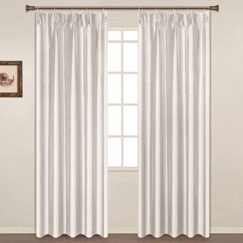 United Curtain Company Anna Pinch-Pleated 63" and 84" Panel Pair