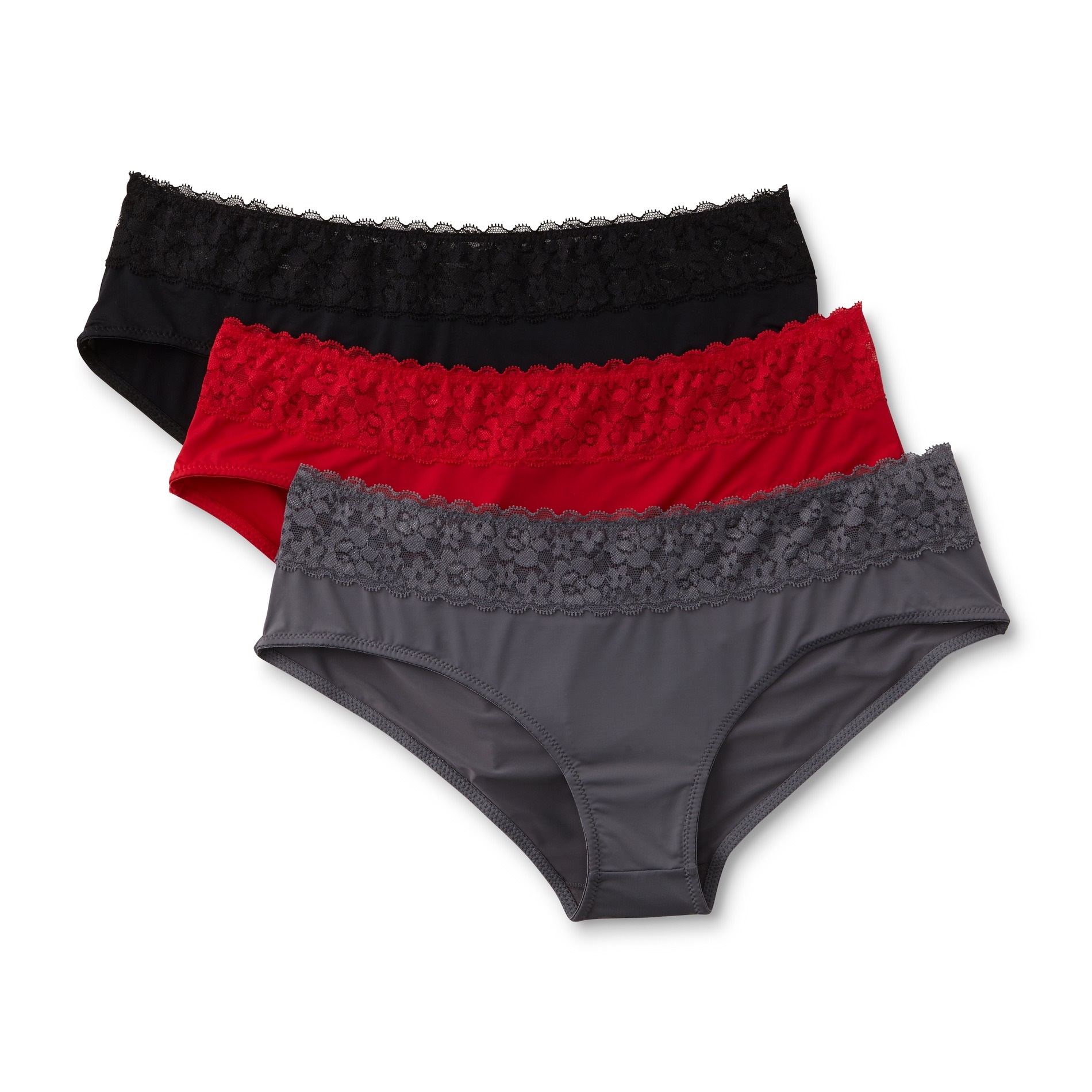 Simply Styled Women's 3Pack Microfiber Hipster Panties Shop Your Way