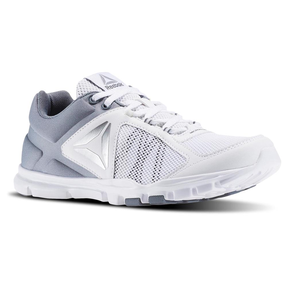 Reebok Women's YourFlex Trainette 9.0 Running Shoe - White/Gray