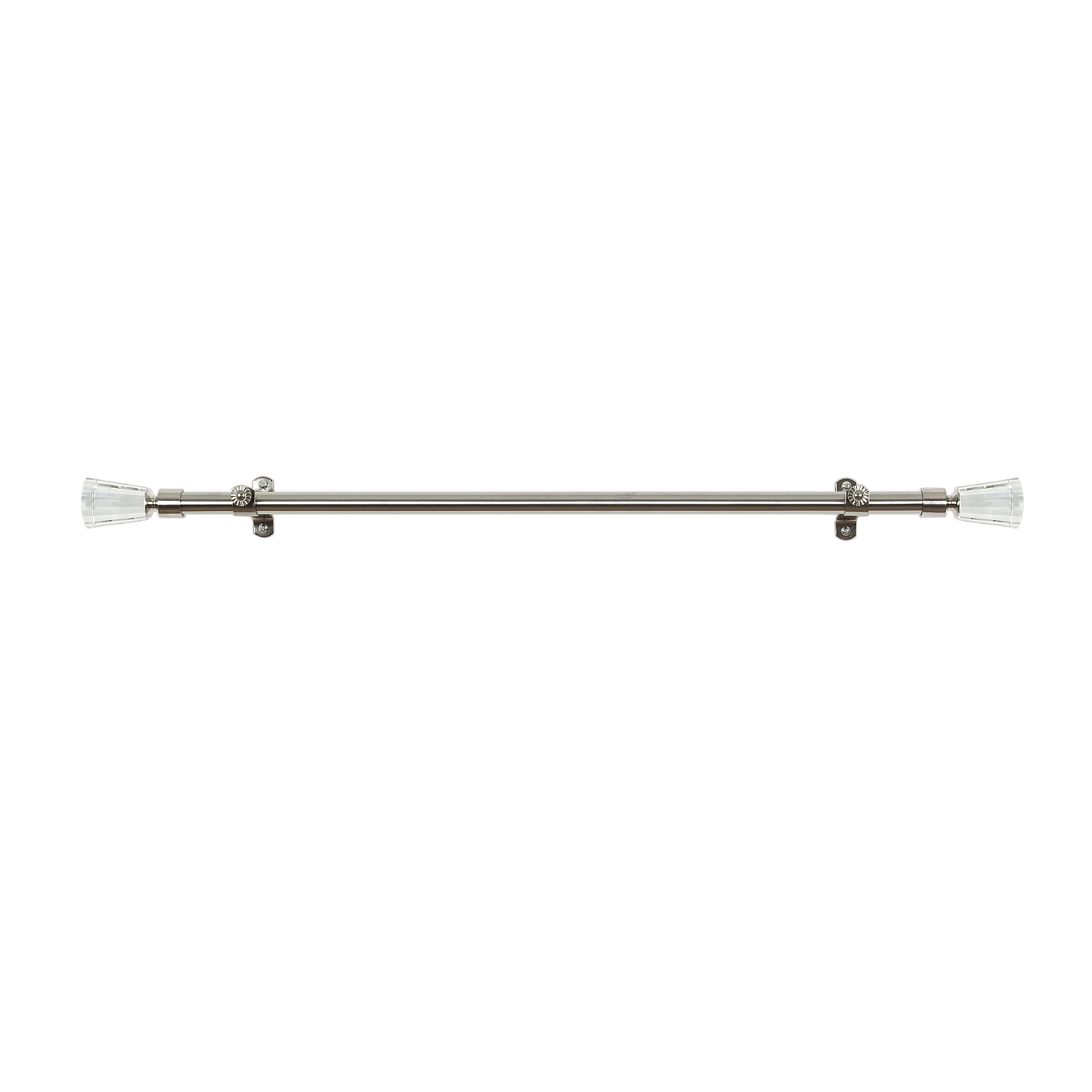 Achim Elite Telescoping 3/4 inch Drapery Rod & Finial Set Achim Elite Telescoping 3/4 inch Drapery Rod & Finial Set