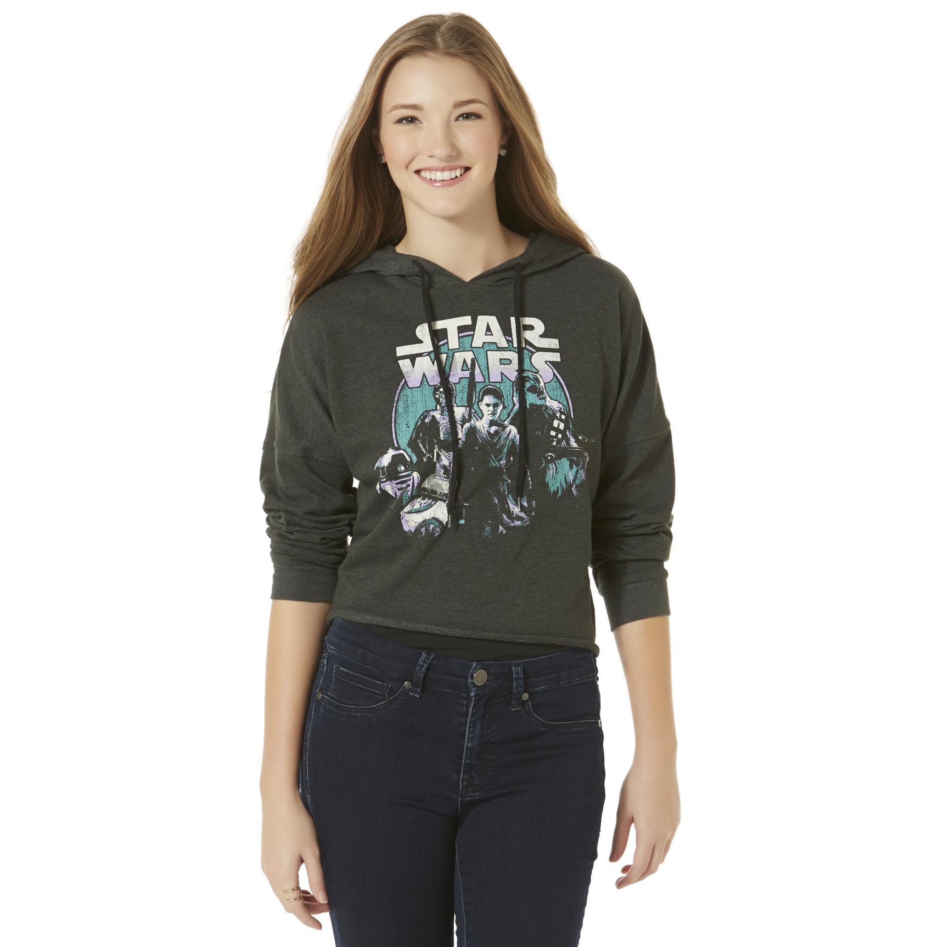 Lucasfilm Junior's French Terry Knit Hoodie - Rey
