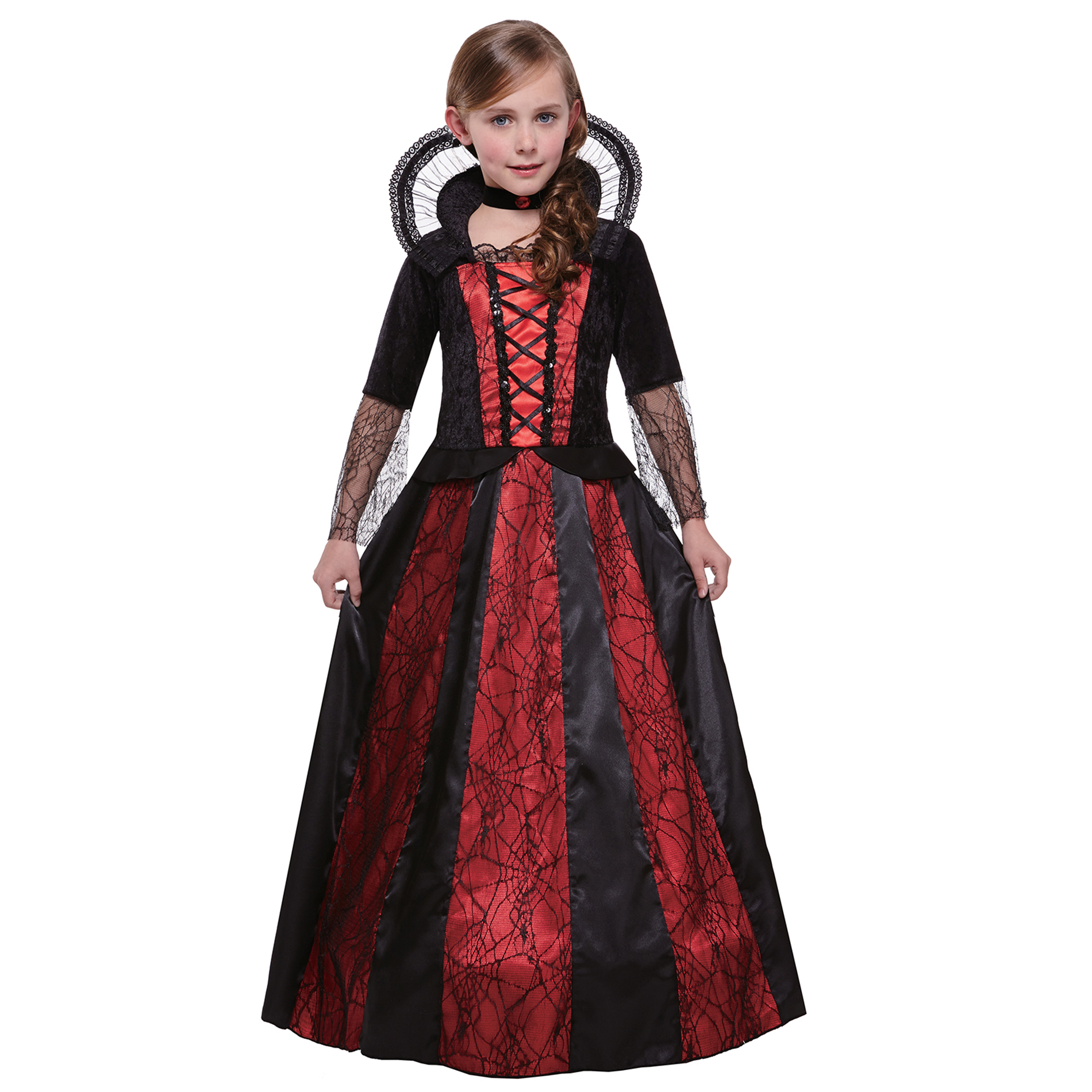 Totally Ghoul Girls' Gothic Vampiress Halloween Costume