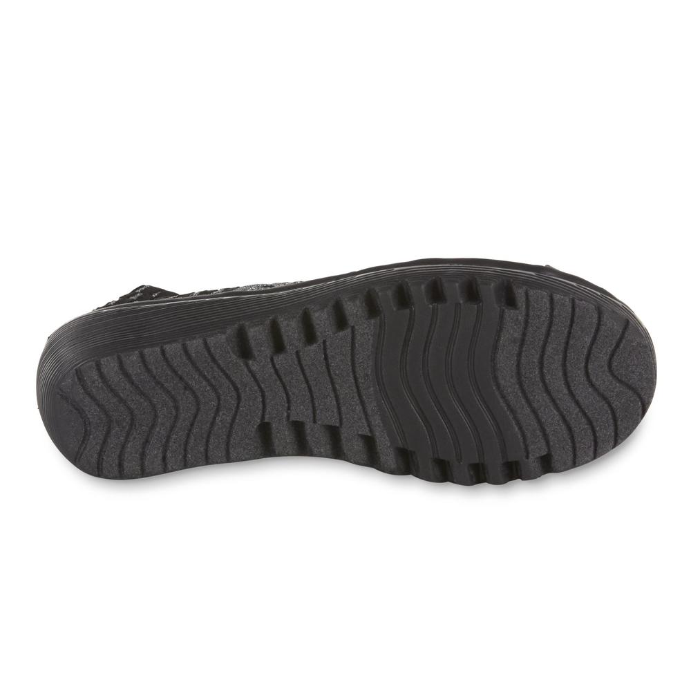 Roebuck & Co. Women's Cleo Wedge Slip-On Shoe - Pewter/Black