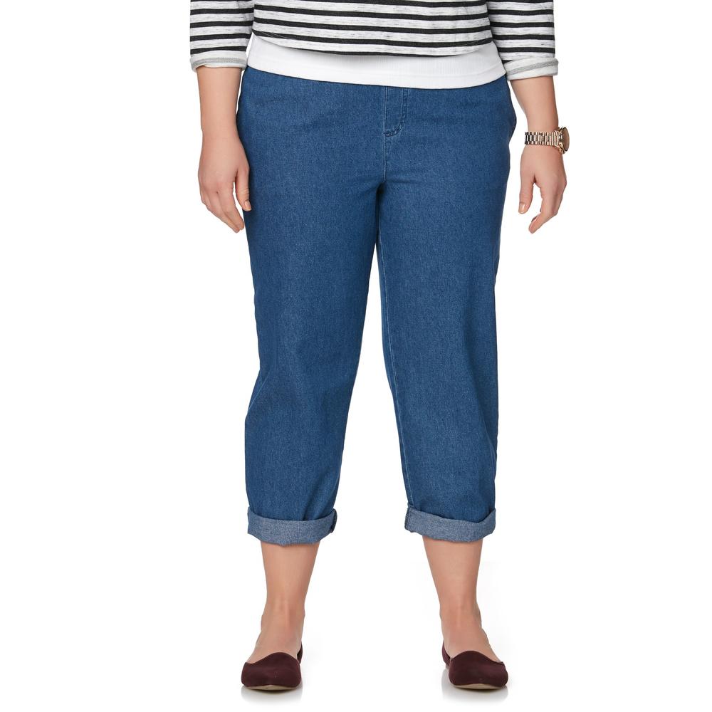 Basic Editions Women's Relaxed Fit Jeans