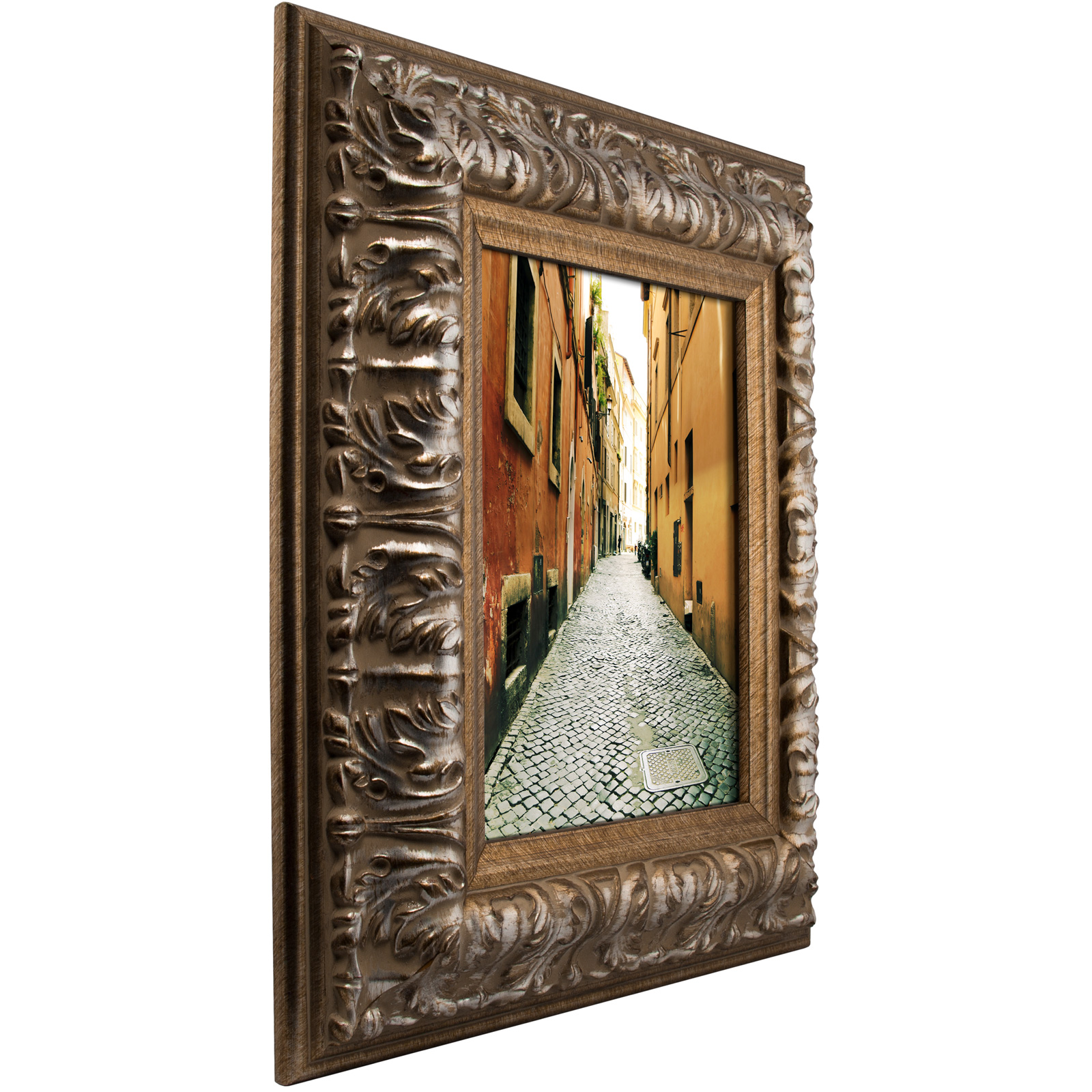 Craig Frames Inc Barroco, Antique Silver Baroque Picture Frame (8081)