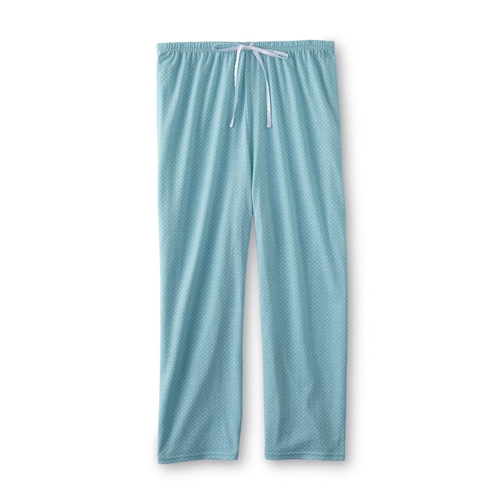 Pink K Women's Plus Pajama Top & Pants - Dots