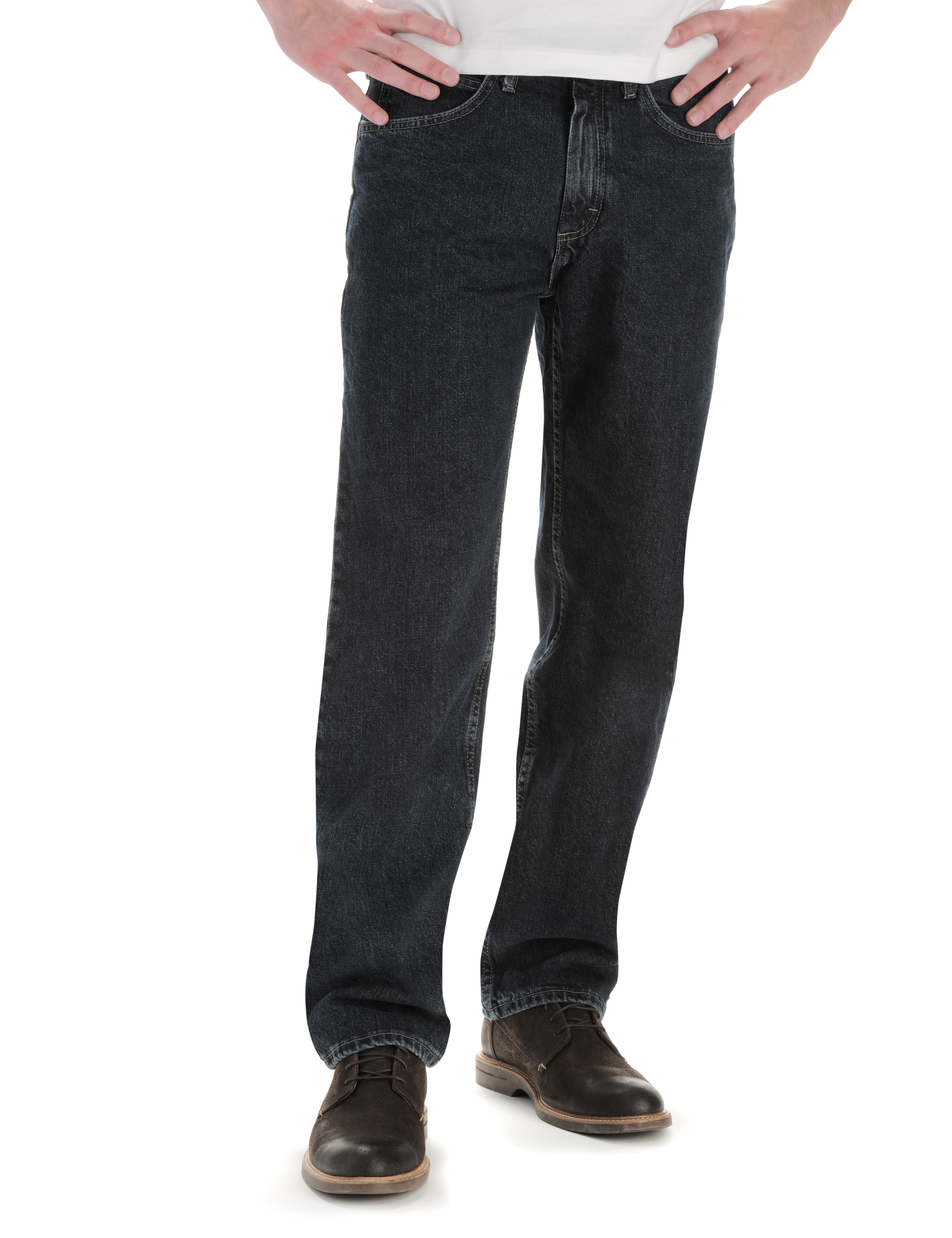 mens black loose fit jeans