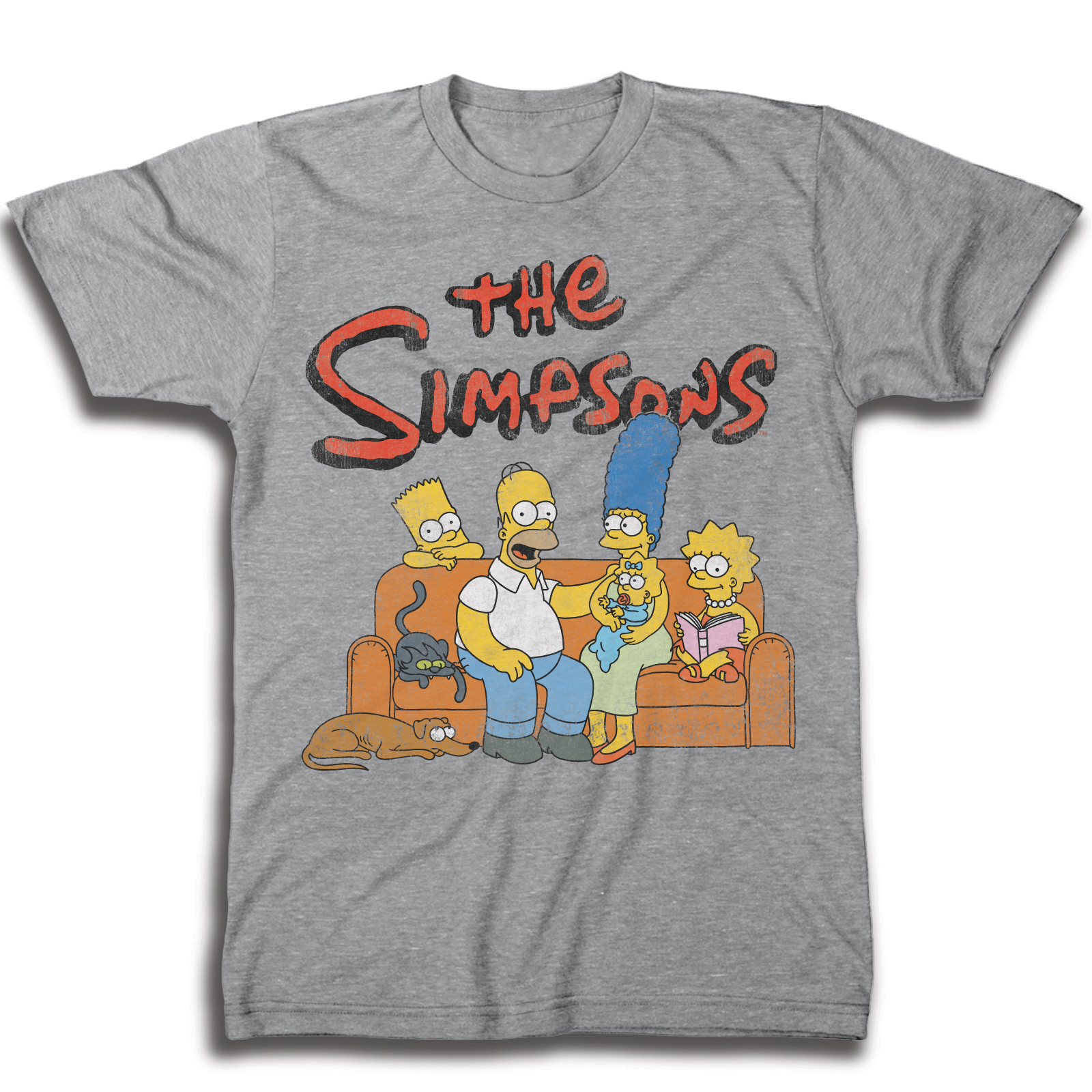 the Simpsons -Group Shot Mens Short Sleeve Tee