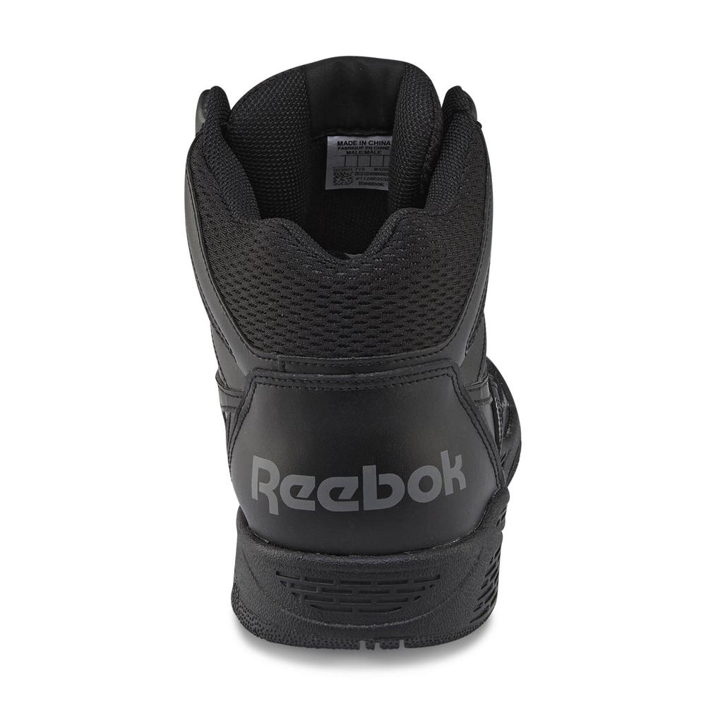 Reebok Men's Royal BB4500 Leather HighTop Basketball Shoe Black