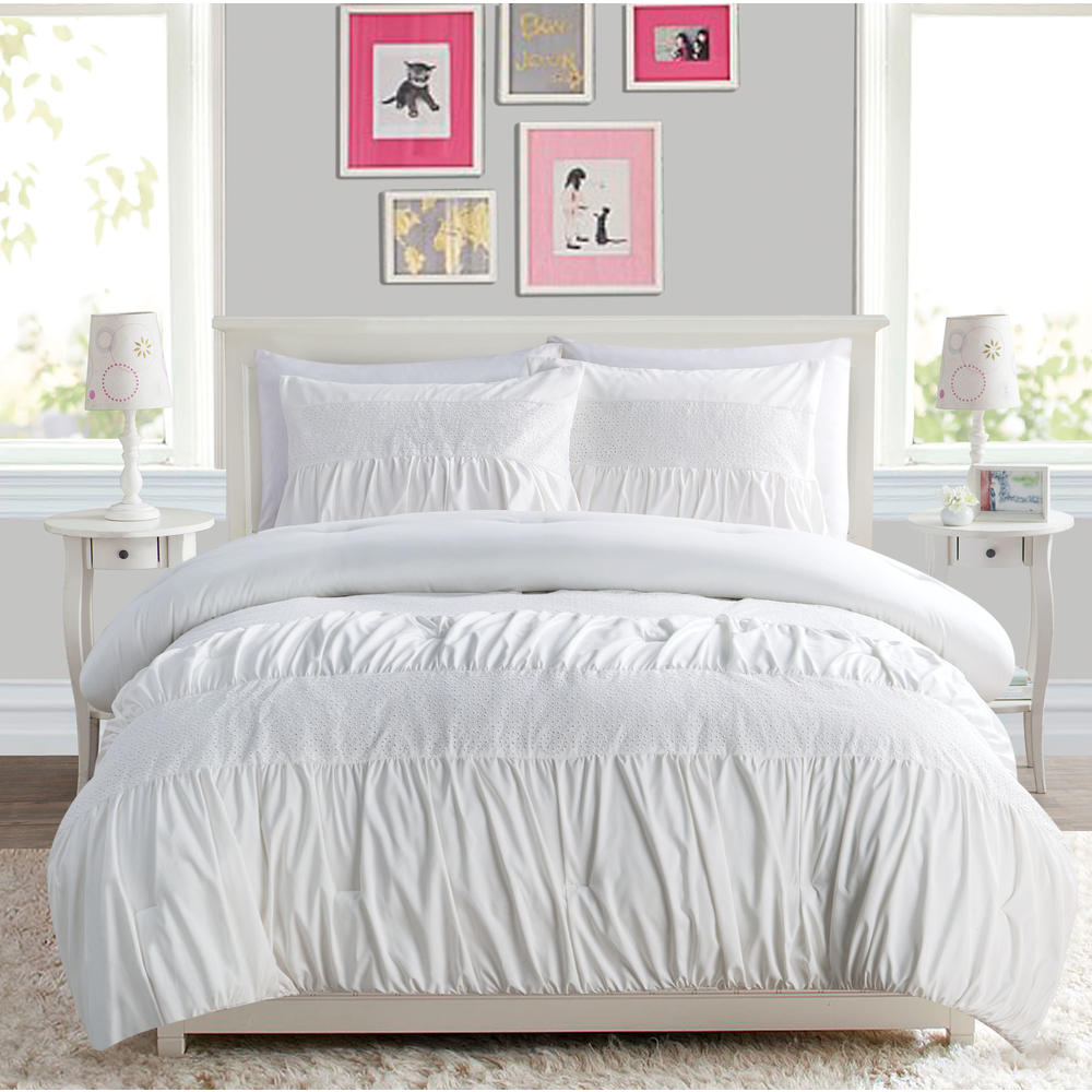 VCNY Home Janeth comforter set White