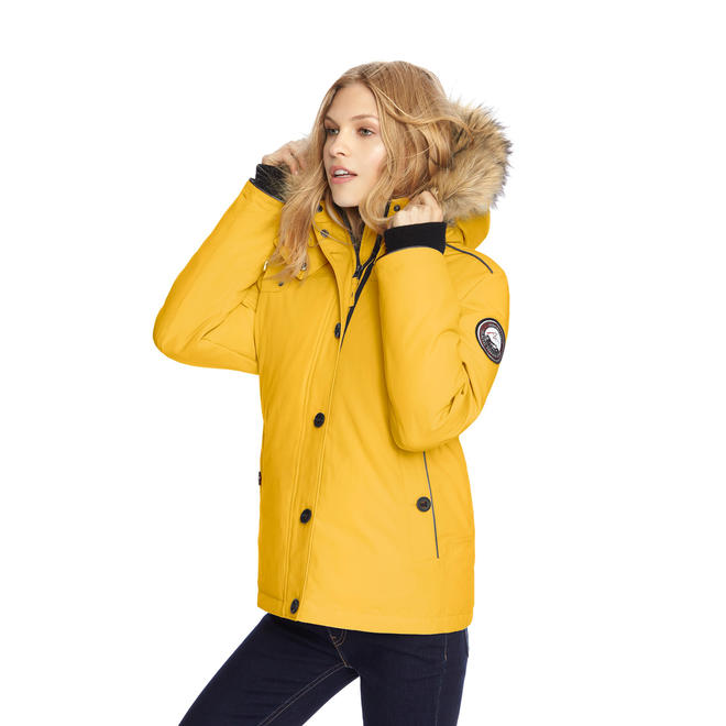 Alpinetek Women’s Down Bomber Parka Coat
