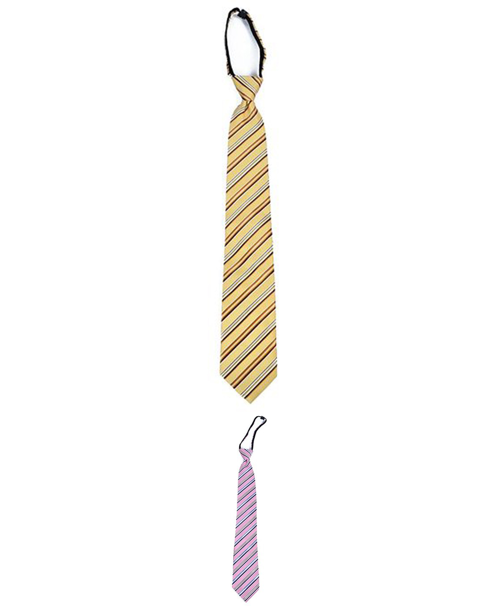 UMO LORENZO Sharp Men's Micro Woven Zipper Ties