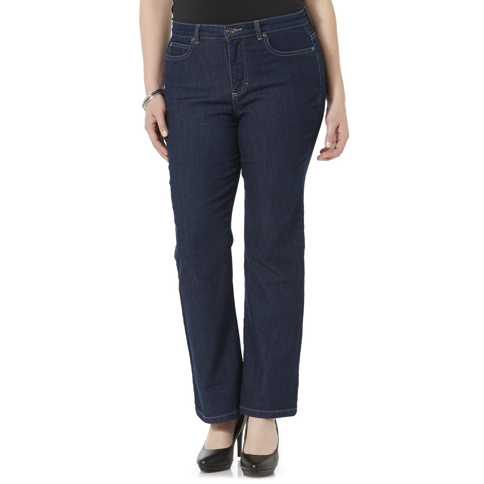 Basic Editions Women's Modern Bootcut Jeans