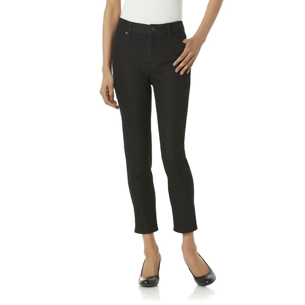 Basic Editions Women's Slim Ankle Jeans