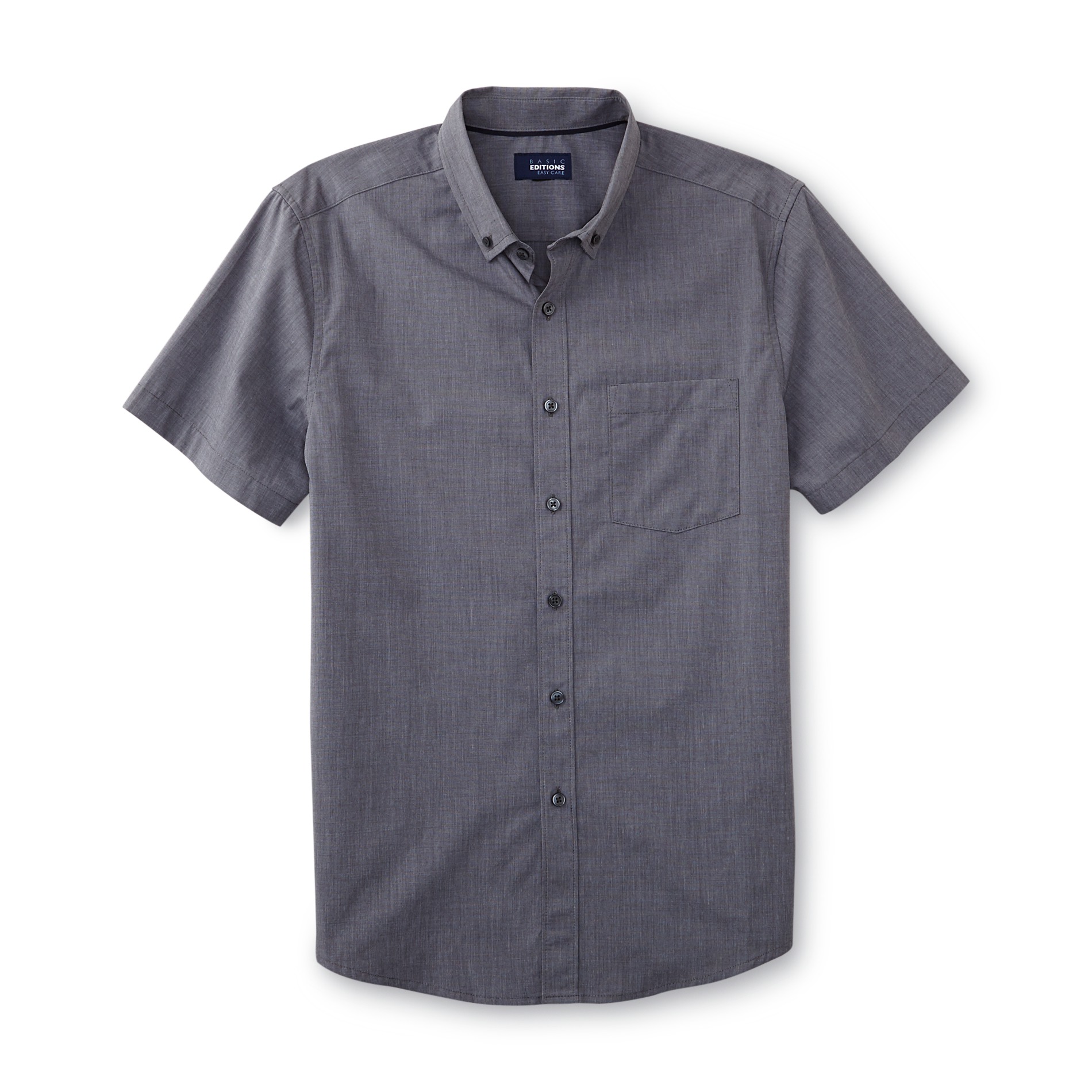 Basic Editions Men's Button-Front Shirt - Kmart