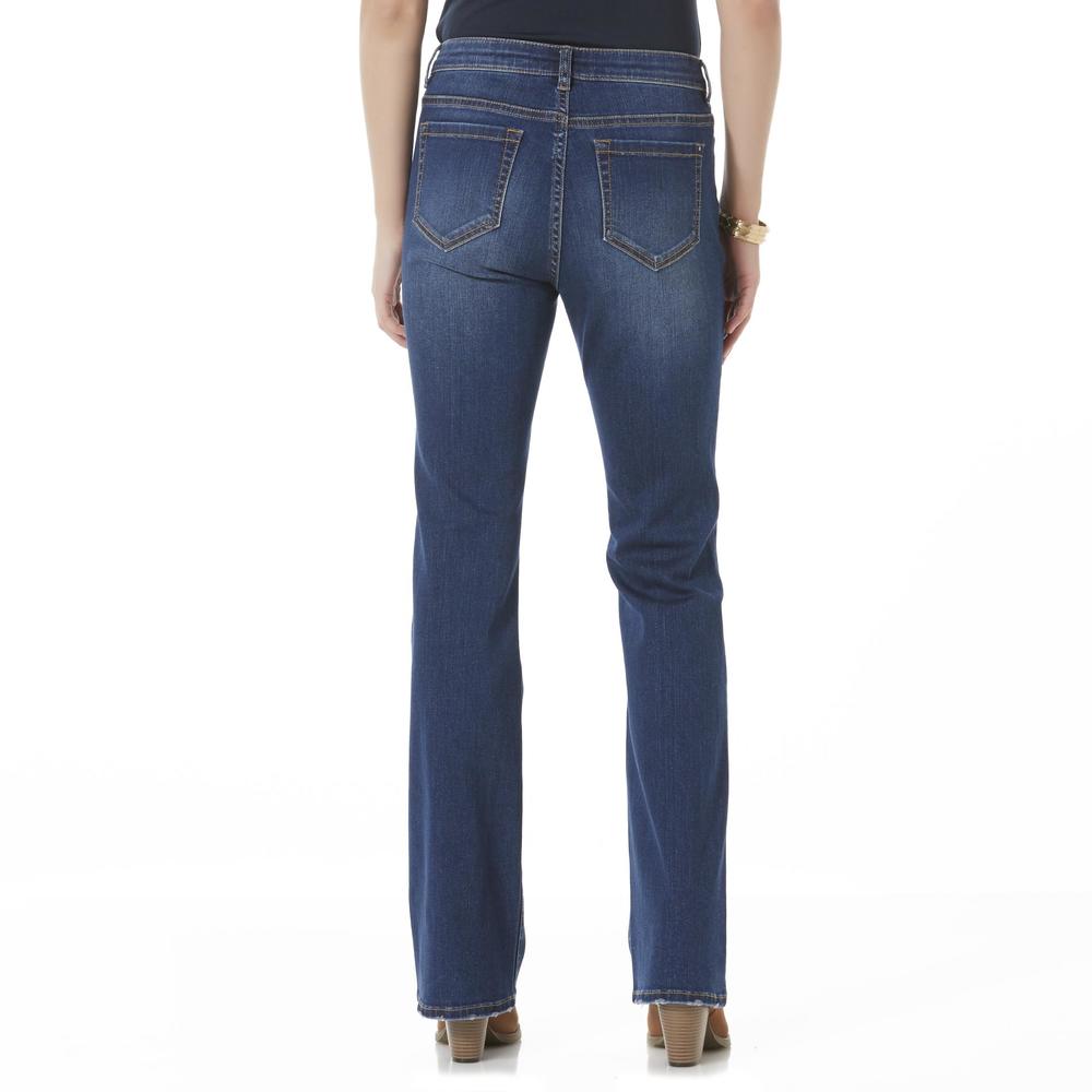 Attention Women's Fit Slim Bootcut Jeans - Medium Wash