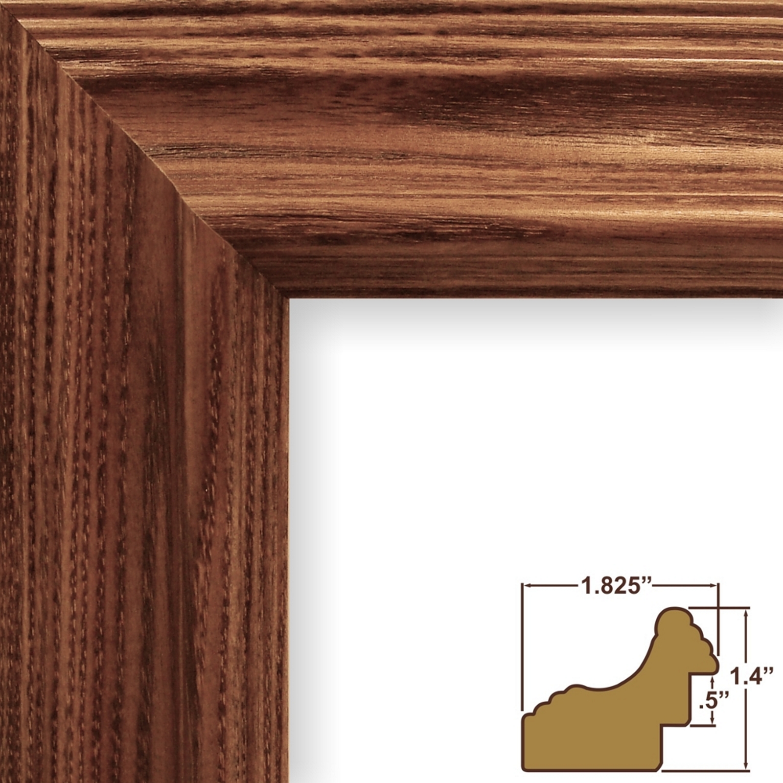 Craig Frames Inc Wiltshire 262,Hardwood Picture Frame (262ASH), Vermont Brown Craig Frames Inc Wiltshire 262,Hardwood Picture Frame (262ASH), Vermont Brown