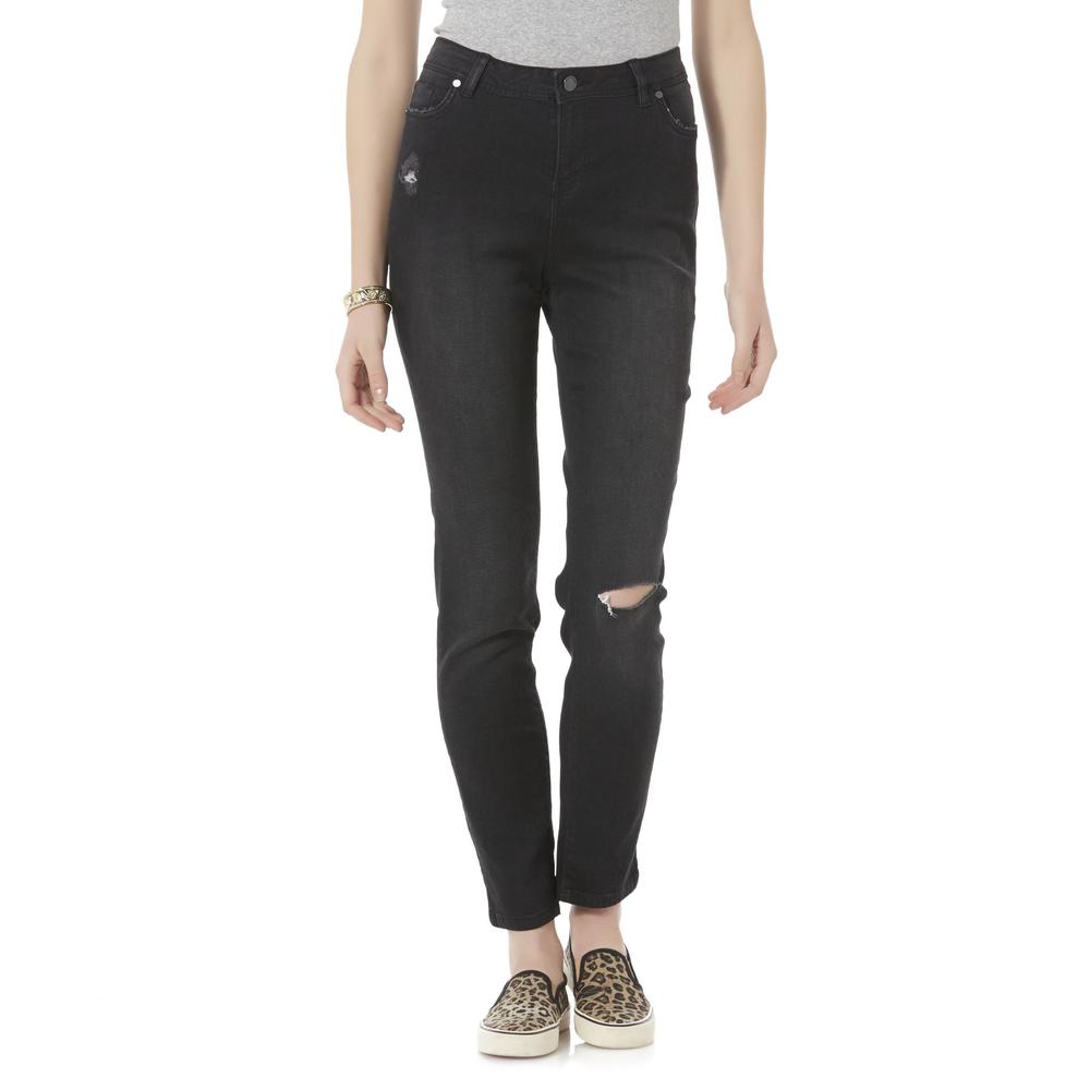Route 66 Women's Deconstructed Skinny Jeans