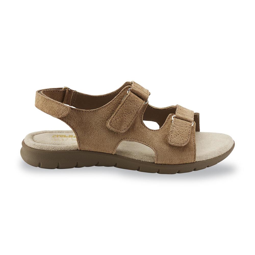 Cobbie Cuddlers Women's Beatrice Brown Slingback Sandal - Wide Widths Available
