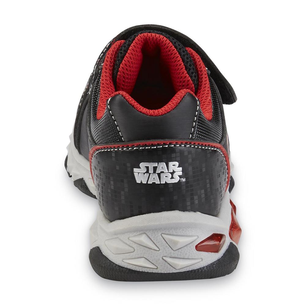 Disney Boy's Star Wars Darth Vader Black Light-Up Athletic Shoe