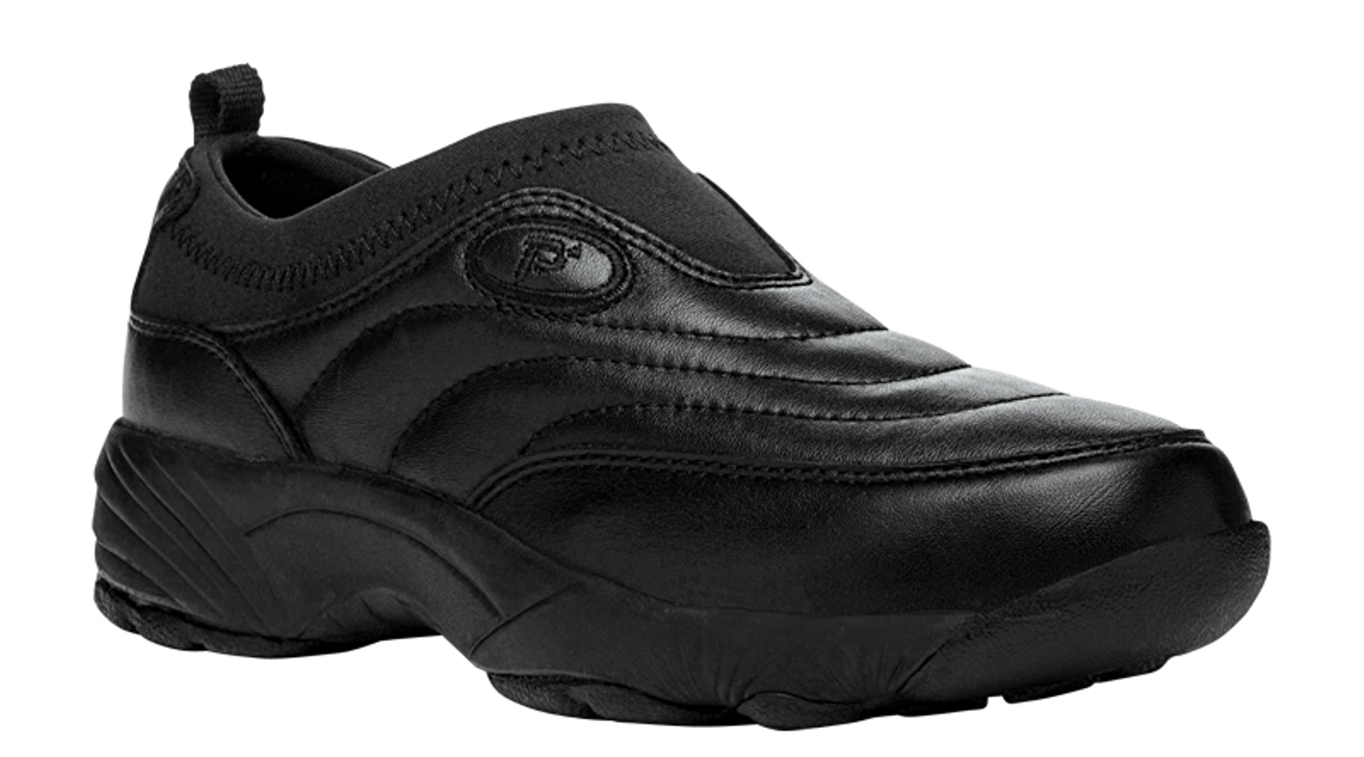 Propet Women's Wash and Wear Slip On Black Shoe - Wide Widths Available