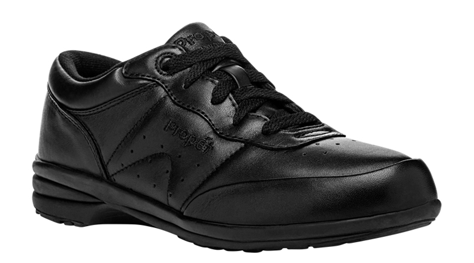 Propet Women's Washable Walker Black Sneaker - Wide Widths Available