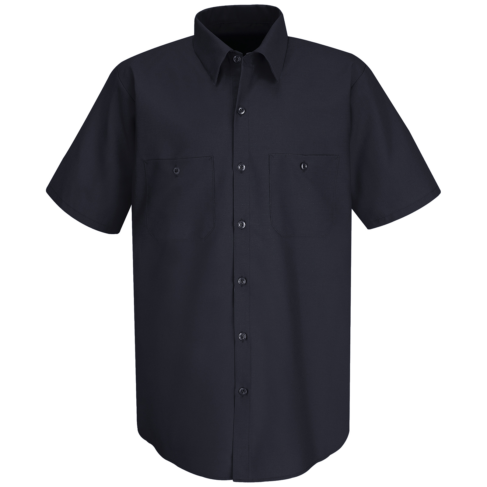 Red Kap Men's Short-Sleeve Wrinkle-Resistant Cotton Work Shirt