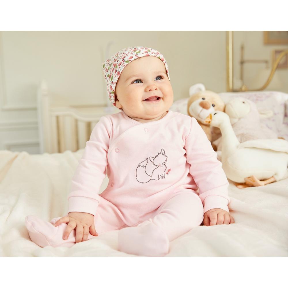 Spencer Infant Girls' 3-Pack Sleeper Pajamas - Fox